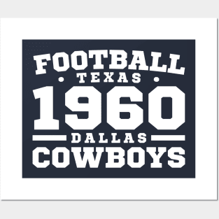 Football Texas 1960 Dallas Cowboys Posters and Art